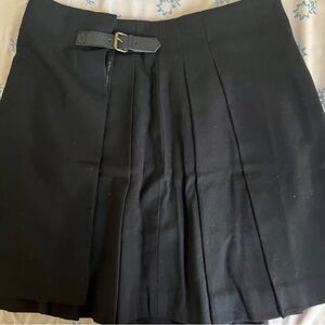 Uniqlo Black Mini Skirt with Belt